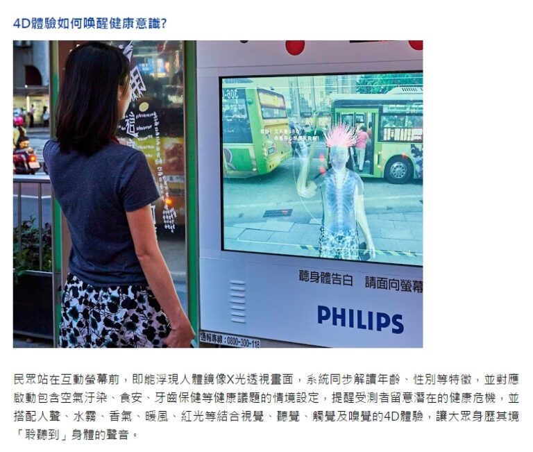 攜手PHILIPS推出人臉辨識 + 數位互動，新時代的行銷溝通模式